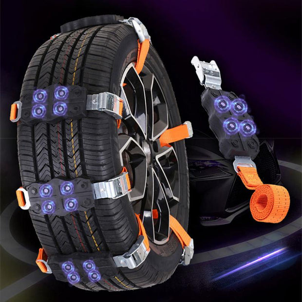 SCCS Snow Chains 225 75 R16 Motorhome, Universal Snow Chain, Stand